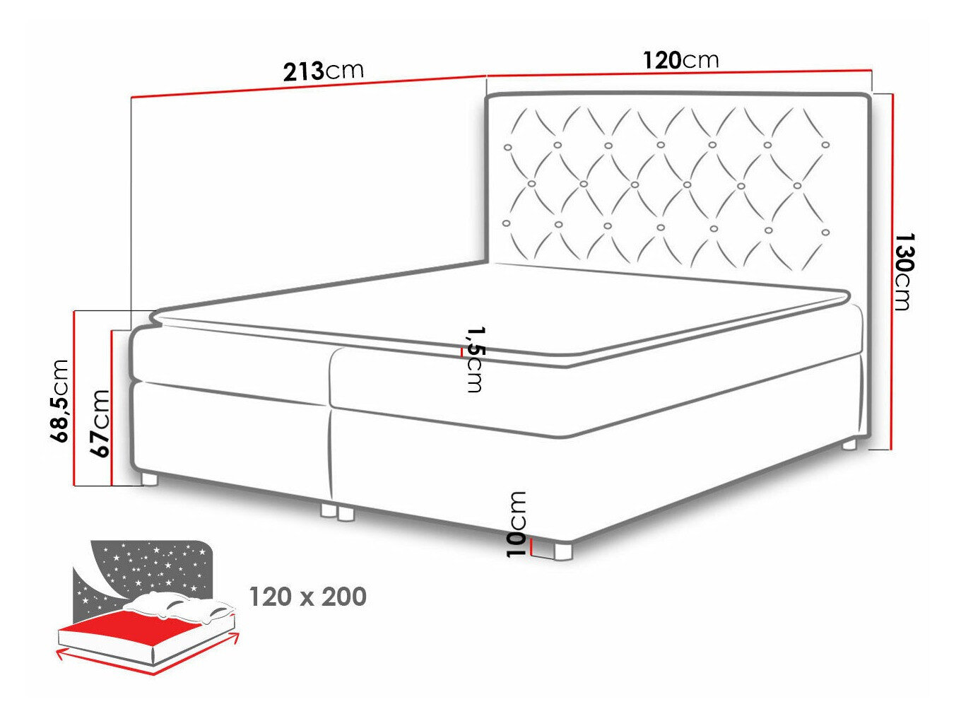 Boxspring Domus (Soft 017)
