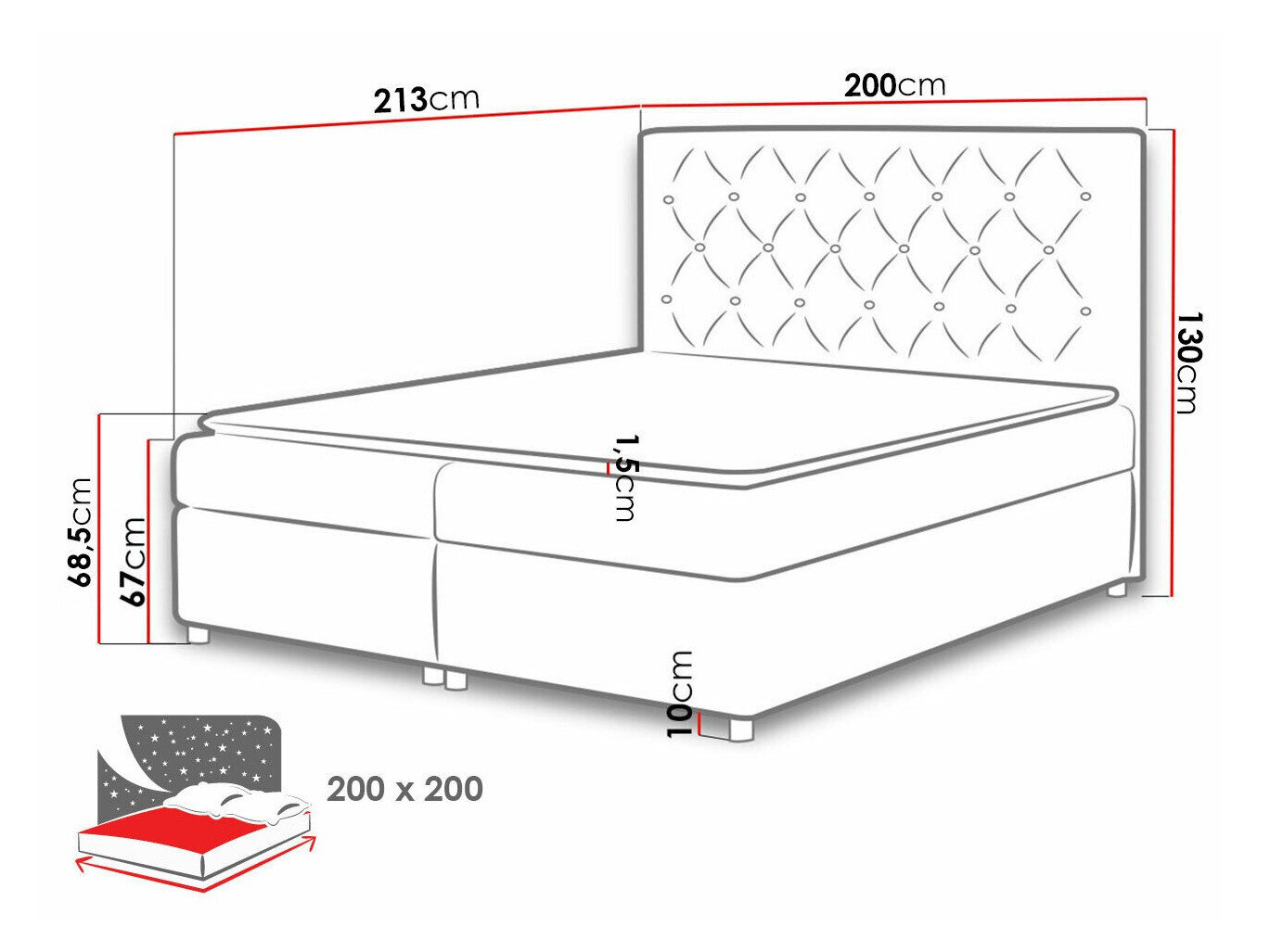 Boxspring Domus (Soft 017)