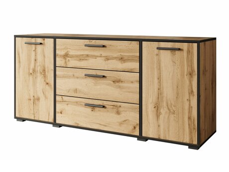 Kommode Sarasota 174 (Sort + Wotan eg)