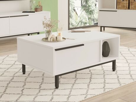 Mesa de centro Fertore 102 (Blanco)