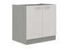 Modulaire spoelbakkast met deuren Multi White 110