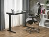 In hoogte verstelbaar bureau Houston 1703 (Zwart)