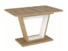 Tafel Detroit 135 (Artisan eiken + Wit)
