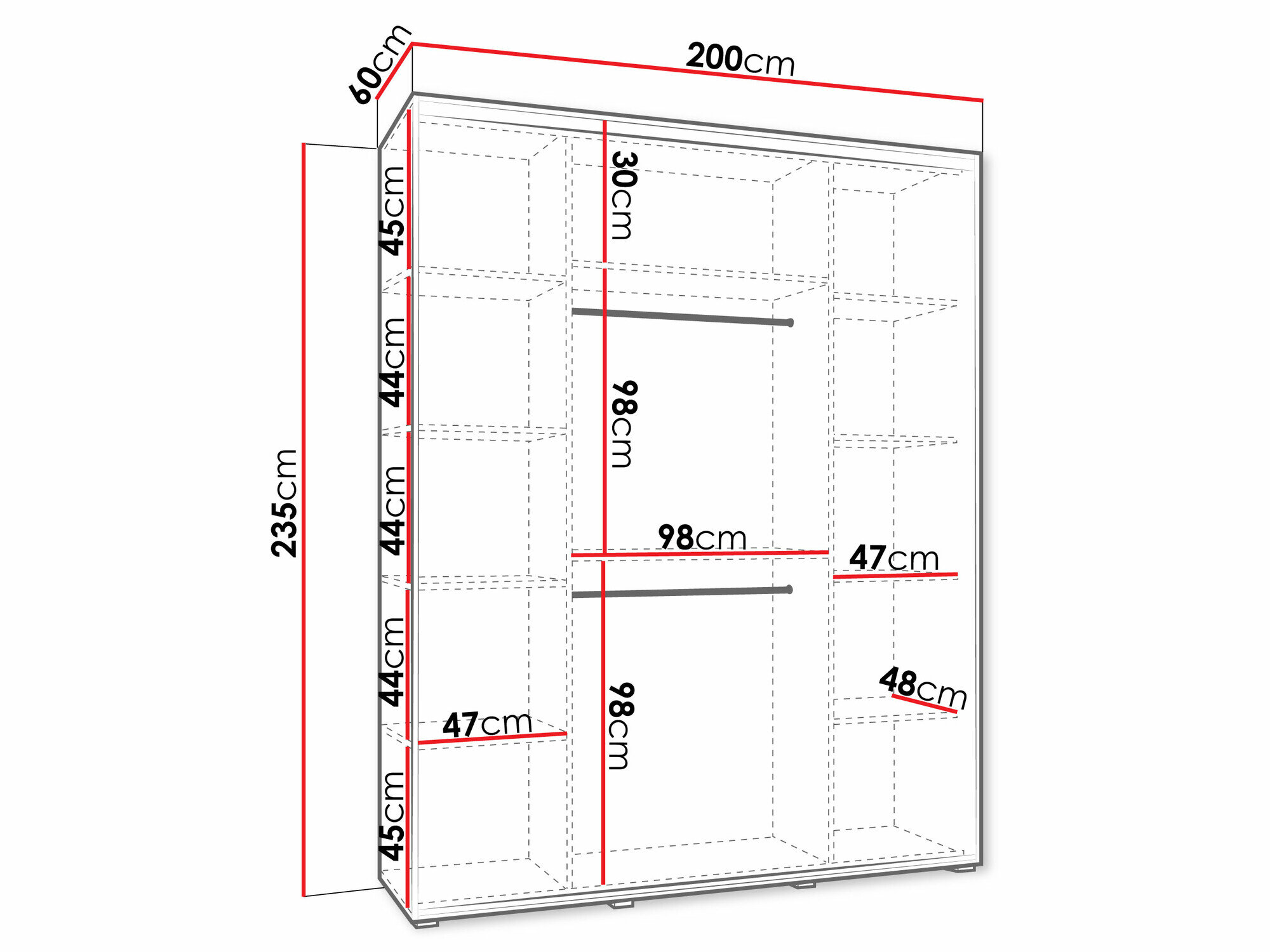 Garderobeskab Hartford 492