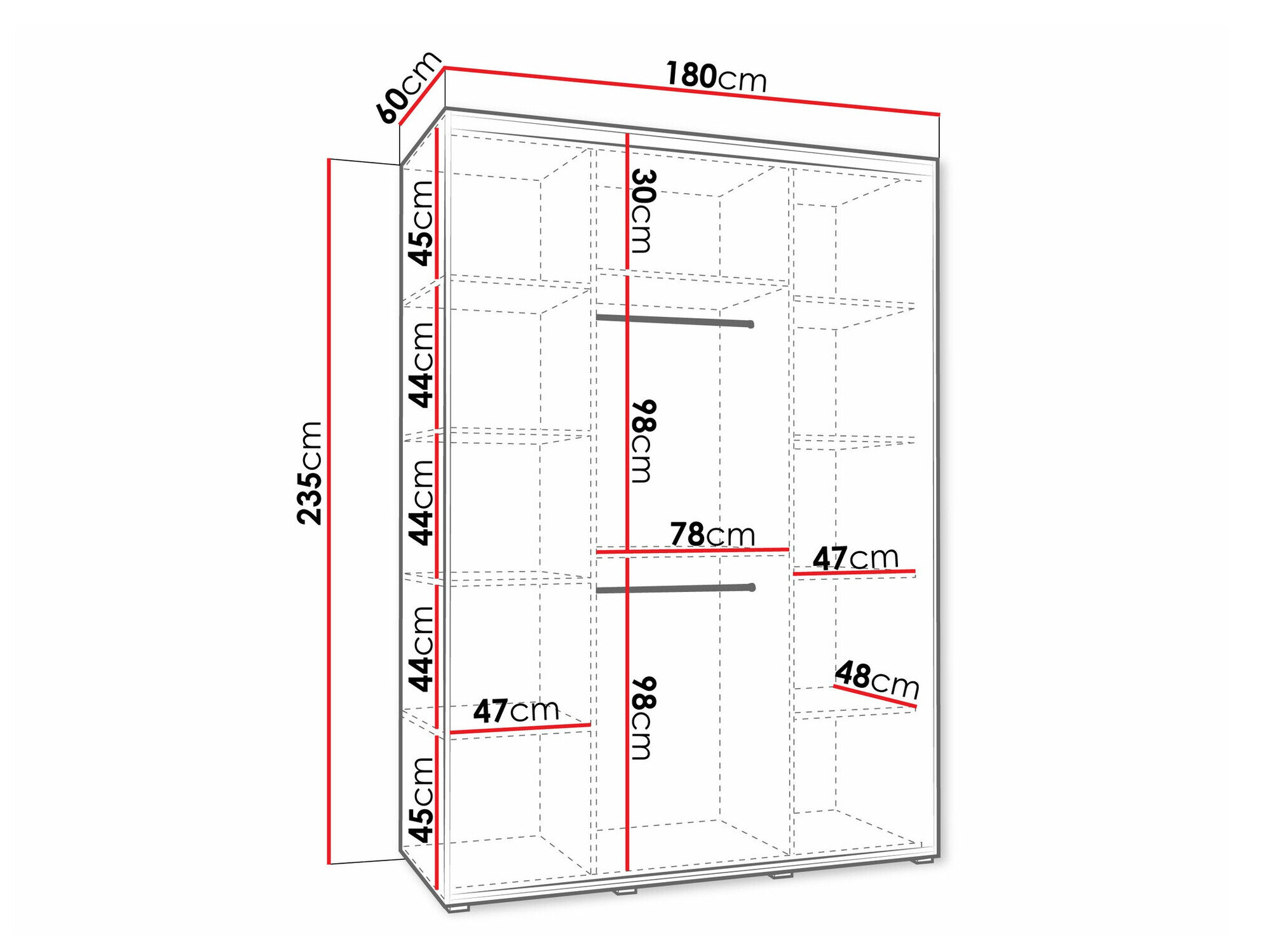 Garderobeskab Hartford 493
