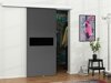 Schuifdeur Dover 134 (Antraciet + Zwart)
