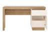 Bureau Feldeli 100 (Riviera eiken + Glanzend wit)