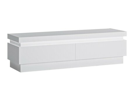 TV-bord Feldeli 101 (Hvid + Glansfuld hvid)