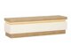 TV-meubel Feldeli 101 (Riviera eiken + Glanzend wit)