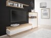 TV-meubel Feldeli 101 (Riviera eiken + Glanzend wit)