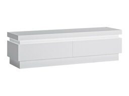 TV-meubel Feldeli 101 (Wit + Glanzend wit)