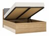 Bed Feldeli 117 (Riviera eiken + Wit)
