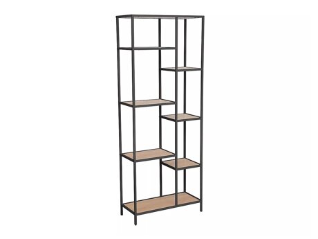 Boekenkast Detroit 165 (Zwart + Eiken)