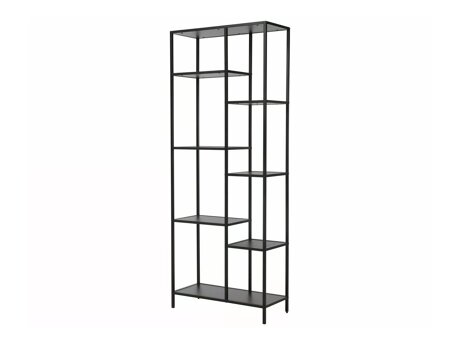 Boekenkast Detroit 165 (Zwart)