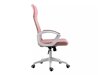 Bureaustoel Detroit 276 (Wit + Roze)