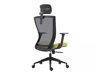 Chaise de bureau Detroit 270 (Noir + Jaune)
