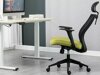 Chaise de bureau Detroit 270 (Noir + Jaune)