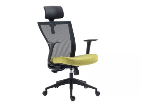 Kontoritool Detroit 270 (Must + Kollane)