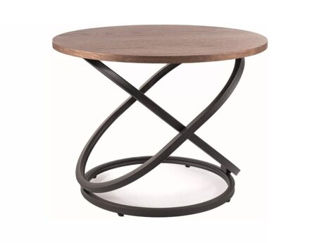 Sofabord Detroit 292 (Nød + Sort)