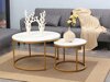 Salontafel set Detroit 397 (Wit marmer)