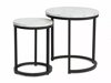 Salontafel set Detroit 398 (Wit marmer)