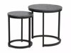 Salontafel set Detroit 398 (Zwart marmer)