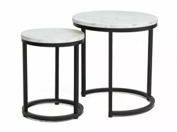 Set de măsuțe de cafea Detroit 398 (Marmură albă)