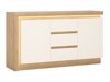 Ladekast Feldeli 103 (Wit + Eiken)