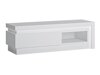 Meuble TV Feldeli 102 (Blanc + Blanc brillant)