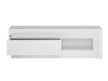 Meuble TV Feldeli 102 (Blanc + Blanc brillant)