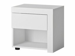 Nachtkastje Feldeli 113 (Wit + Glanzend wit)