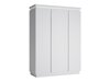 Armoire Feldeli 115 (Blanc + Blanc brillant)