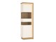 Boekenkast Feldeli 111 (Riviera eiken + Glanzend wit)