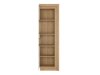 Boekenkast Feldeli 111 (Riviera eiken + Glanzend wit)