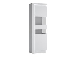 Boekenkast Feldeli 111 (Wit + Glanzend wit)