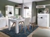 Dressoir Feldeli 112 (Wit + Glanzend wit)