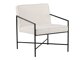 Fauteuil Dallas 1707 (Crème + Zwart)