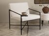 Fauteuil Dallas 1707 (Crème + Zwart)