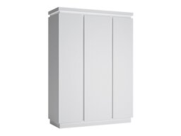 Kledingkast Feldeli 115 (Wit + Glanzend wit)