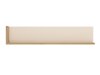 Piekarams plaukts Feldeli 107 (Riviera ozols + Glancēts balts)