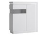 Sideboard Feldeli 112 (Weiss + Weiss glänzend)