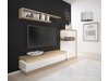 Wandplank Feldeli 109 (Riviera eiken + Glanzend wit)