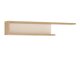 Wandplank Feldeli 109 (Riviera eiken + Glanzend wit)