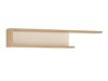 Wandplank Feldeli 109 (Riviera eiken + Glanzend wit)