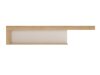 Wandplank Feldeli 114 (Riviera eiken + Glanzend wit)