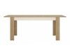 Tafel Feldeli 119 (Riviera eiken + Glanzend wit)