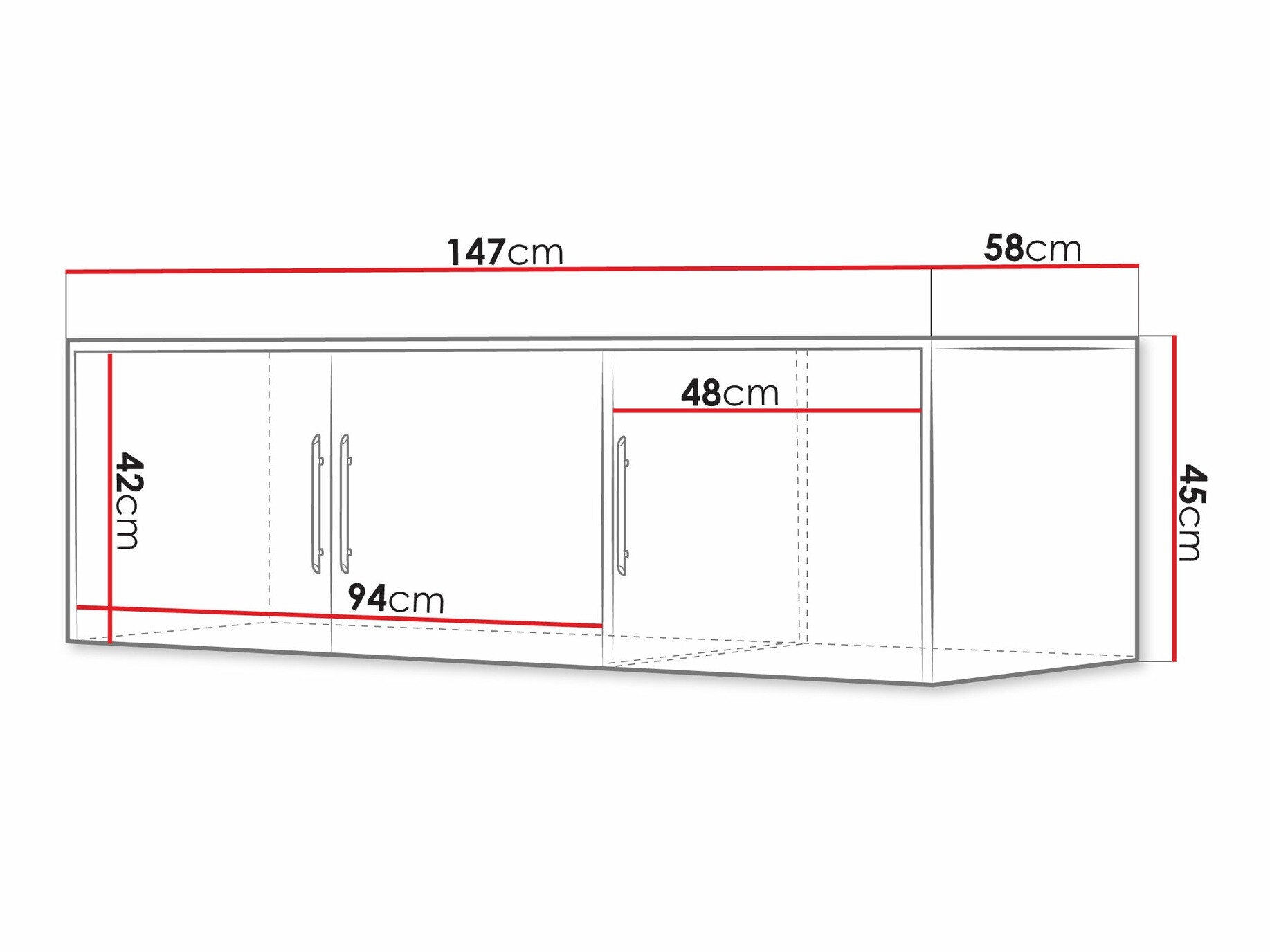 Garderobeskab Dortivu IV (Sonoma eg)
