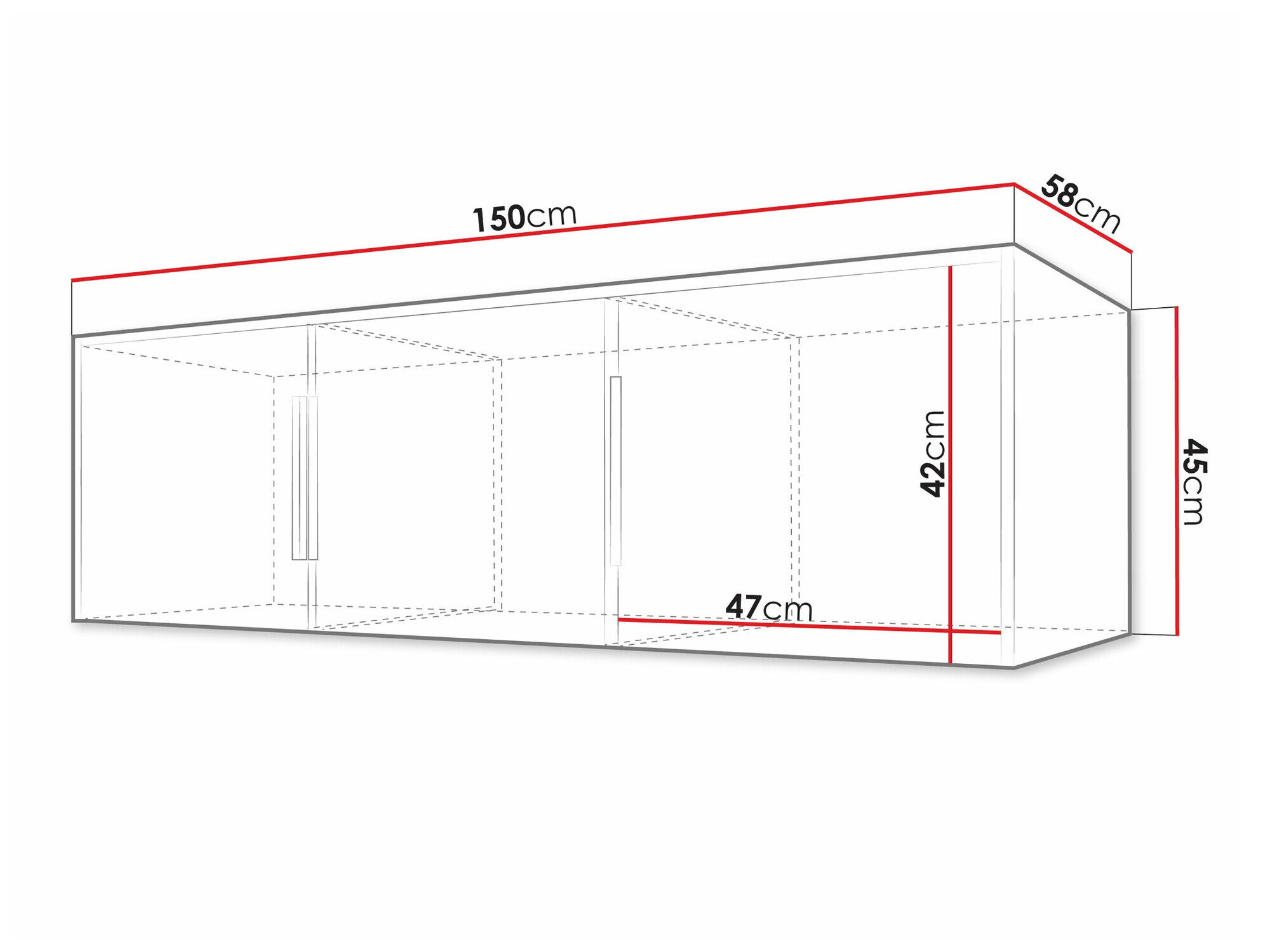 Garderobeskab Collis I (Hvid + Wotan eg)