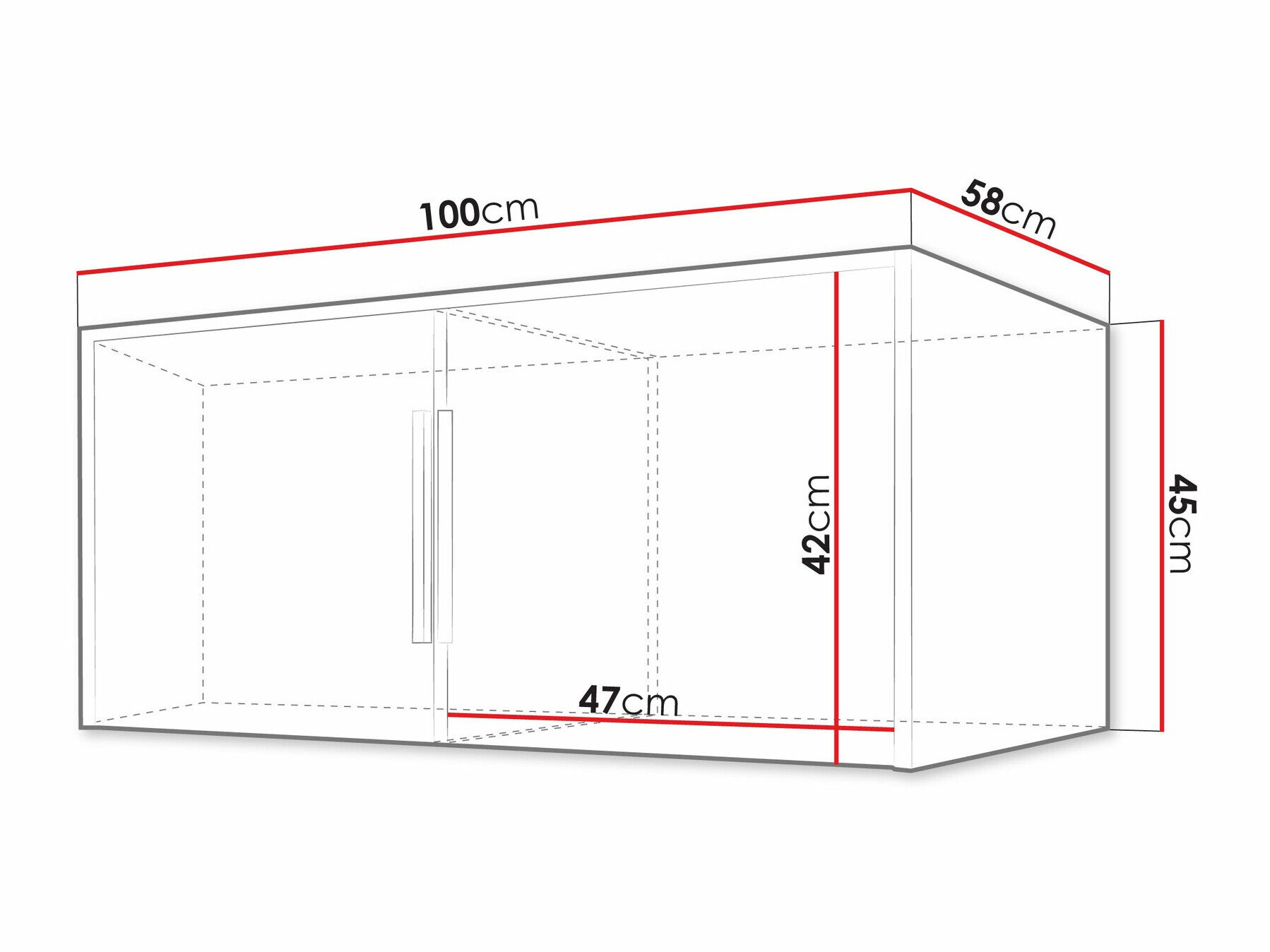Garderobeskab Enolevo 104 (Hvid + Wotan eg)