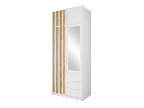 Kledingkast Collis (Wit + Wotan eik)